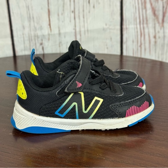 New Balance & Monkey Feet Black Sneakers High-Top Style for toddlers 18-24 - Picture 10 of 16